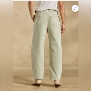 DRIFTWOOD Spencer Barrel-Leg Pants Size 32 green